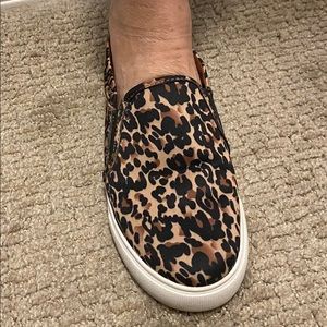Steve Madden Leopard Slip-ons